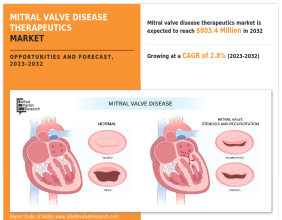 Mitral Valve Disease Therapeutics Market Updates 2024 : The Anticoagulant Dominated the Market 2023-2032