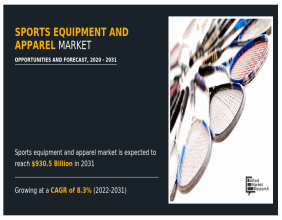 Sports Equipment and Apparel Market CAGR to be at 8.3% | $930.5 billion Industry Revenue by 2031