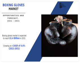Boxing Gloves Market Size Worth USD 1.4 billion By 2031 | Growth Rate (CAGR) of 4.6%