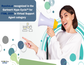 Rezolve.ai recognized in the Gartner® Hype Cycle™ for ITSM, 2024 in Virtual Support Agent category