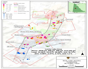 Prospector Expands High-Grade Ag-Pb-Zn Potential at the ML Project: Lorrie Lake Zone Extended over 1km in Length with Assays up to 2,049 g/t Ag, 34.26% Pb, and 5.08% Zn