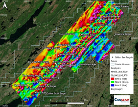 Canstar's High-Resolution Airborne Geophysics Data Advances Drill Hole Targeting at Golden Baie