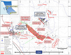 Equity Continues to Intersect High-Grade Silver on the Camp Deposit and the New Camp North Target; Begins Fall '24 Drilling on the Silver Queen Project, BC