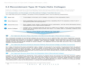 Frost & Sullivan co-published Recombinant Type III Triple-Helix Collagen Whitepaper with Everon Healthcare
