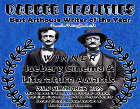 Pamela PerryGoulardt 'Best Arthouse Writer of the Year' ICEBERG CINEMA and LITERATURE Awards, and WILD FILMMAKER