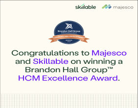 Skillable customer Majesco recognized in the Brandon Hall Group™ HCM Excellence Awards