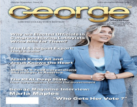 MARLA MAPLES RETURNS TO GEORGE MAGAZINE, (ON THE COVER THIS TIME), FOR LATEST ISSUE
