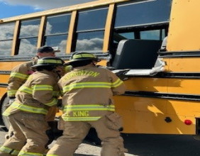 Stock Transportation Donates Buses to Edmonton Police Service and Fire Department for Critical Emergency Training