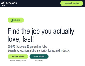 EchoJobs Improves Job Search for Software Engineers with Filters and Personalized Approach