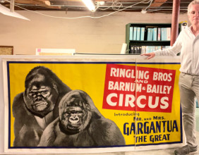 Collections of circus posters, WWI posters, railway and trolley items, postcards, more will be auctioned online Nov. 7th