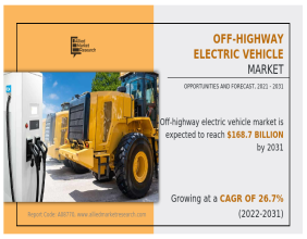 Off-Highway Electric Vehicle Market Future Opportunity to Reach $168.7 Billion by 2031