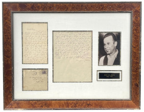 Items signed by Einstein, Dillinger, Lincoln, Marilyn Monroe and Babe Ruth are in University Archives' Dec. 11 auction