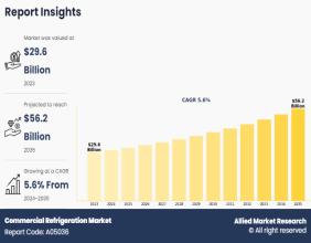 Commercial Refrigeration Market Global Set For 5.6% Growth, Reaching $56.2 Billion by 2035 | AMR