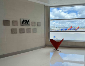 NEW BRANIFF AIRWAYS HISTORICAL PLAQUES DEDICATED LOVE FIELD AND DFW AIRPORTS