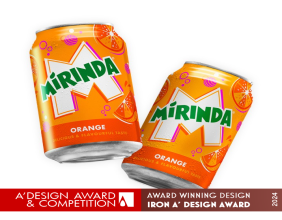 Mirinda Global Refresh by PepsiCo Design and Innovation Wins Iron A' Design Award in Packaging Design Category