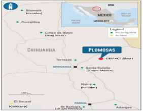 Impact Silver Intersects 14.13% Zinc over 2.2m Including 26.06% Zinc over 0.9m at the Plomosas Mine