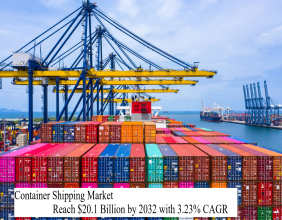 Container Shipping Market to Reach $20.1 Billion by 2032 with 3.23% CAGR
