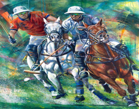 Acclaimed Artist Kyle Lucks and USPA Shop at the National Polo Center Announce Polo Sunday Art Exhibit