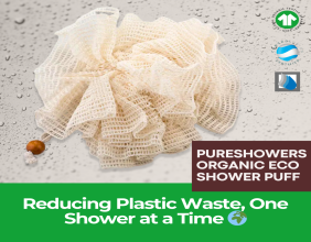 From Plastic To Planet Friendly: Pureshowers Launches New Plastic Free Organic Eco Shower Puff