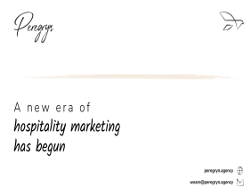 Hospitality Marketing Agency Peregryn Takes Flight