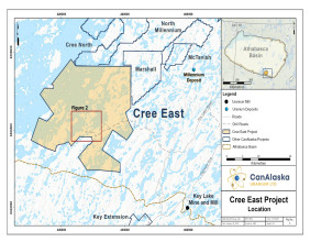 CanAlaska Begins Drill Program on Large Cree East Project