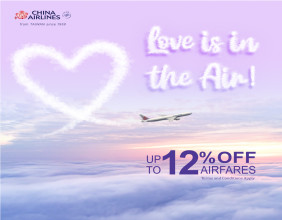 China Airlines Unveils Exclusive Valentine’s Day Promotion for North America Travelers
