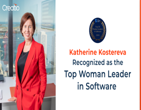 CEO of Creatio Katherine Kostereva Recognized as the Top 50 Woman Leader in Software