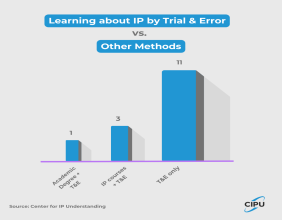 Most Managers and Entrepreneurs Interviewed for an IP Education Study say they were Ill-Prepared to do their Job