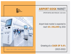 Airport Kiosk Market Booming with a 9.4% CAGR, Projected Reach $5.1 Billion by 2032