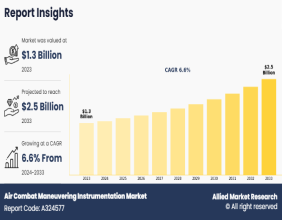 Air Combat Maneuvering Instrumentation Market Growing at 6.6% CAGR to Hit USD 2.5 Billion by 2033
