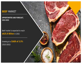 Beef Market is likely to expand US$ 625.8 billion at 3.5% CAGR by 2032