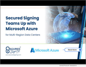 Secured Signing Teams Up With Microsoft Azure For Its Multi Region Data Centers