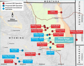 Acquisition of Pine Ridge Uranium Project in Wyoming Advances Towards Closing