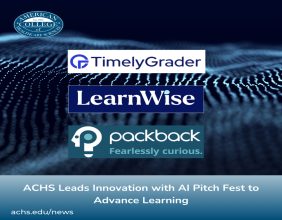 ACHS Leads Innovation with AI Pitch Fest to Advance Learning