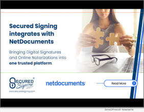 Secured Signing Integrates With Netdocuments To Revolutionize Legal Documents Signing