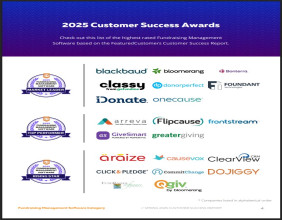The Top Fundraising Management Software Vendors According to the FeaturedCustomers Spring 2025 Customer Success Report
