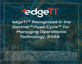 EdgeTI Recognized in the Gartner(R) Hype Cycle for Managing Operational Technology, 2024