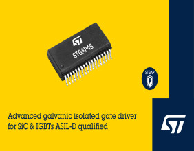 STMicroelectronics’ automotive gate driver enables scalable and high-performance EV-powertrain designs