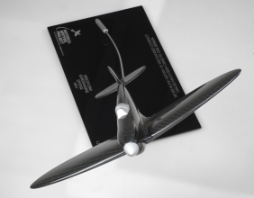 Alastair Gibson Unveils Carbon Fibre Spitfires in Support of the National Spitfire Project.