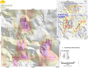 Greenheart Gold Reports Several Significant Gold Intercepts From its Reconaissance Drill Program at The Majorodam Project in Suriname, Including 30.0 m at 2.06 g/t Au