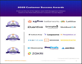 The Top OKR Management Software Vendors According to the FeaturedCustomers Spring 2025 Customer Success Report Rankings