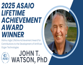 Dr. John Watson Named Recipient of the Vishnu Ingle Lifetime Achievement Award