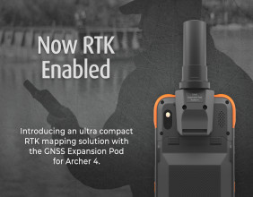 Juniper® Systems Adds RTK Precision to Archer™ 4 GNSS Expansion Pod