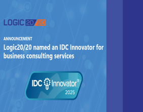 Logic20/20 named an IDC Innovator for business consulting services in the United States, 2025