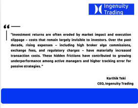 Ingenuity Trading Welcomes Nikhil Sudan as Operating Partner to Deliver Impact for Institutional Investor Clients