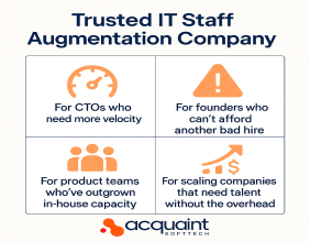 Acquaint Softtech: The Trusted IT Staff Augmentation Partner for CTOs and Founders