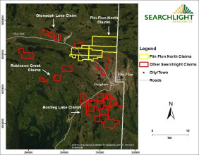Searchlight Assigns Flin Flon North Project to Canadian Gold Corp.