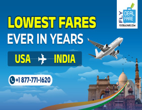 Historic Low Fares on Flights to India in Years, FlyDealFare Highlights Trend