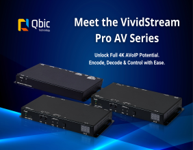 Qbic Unleashes VividStream Pro AV: Scalable 4K AVoIP for Modern Environments