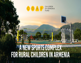 COAF Raises $400,000 to Build New Sports Complex for Rural Children at its SMART Center in Armenia